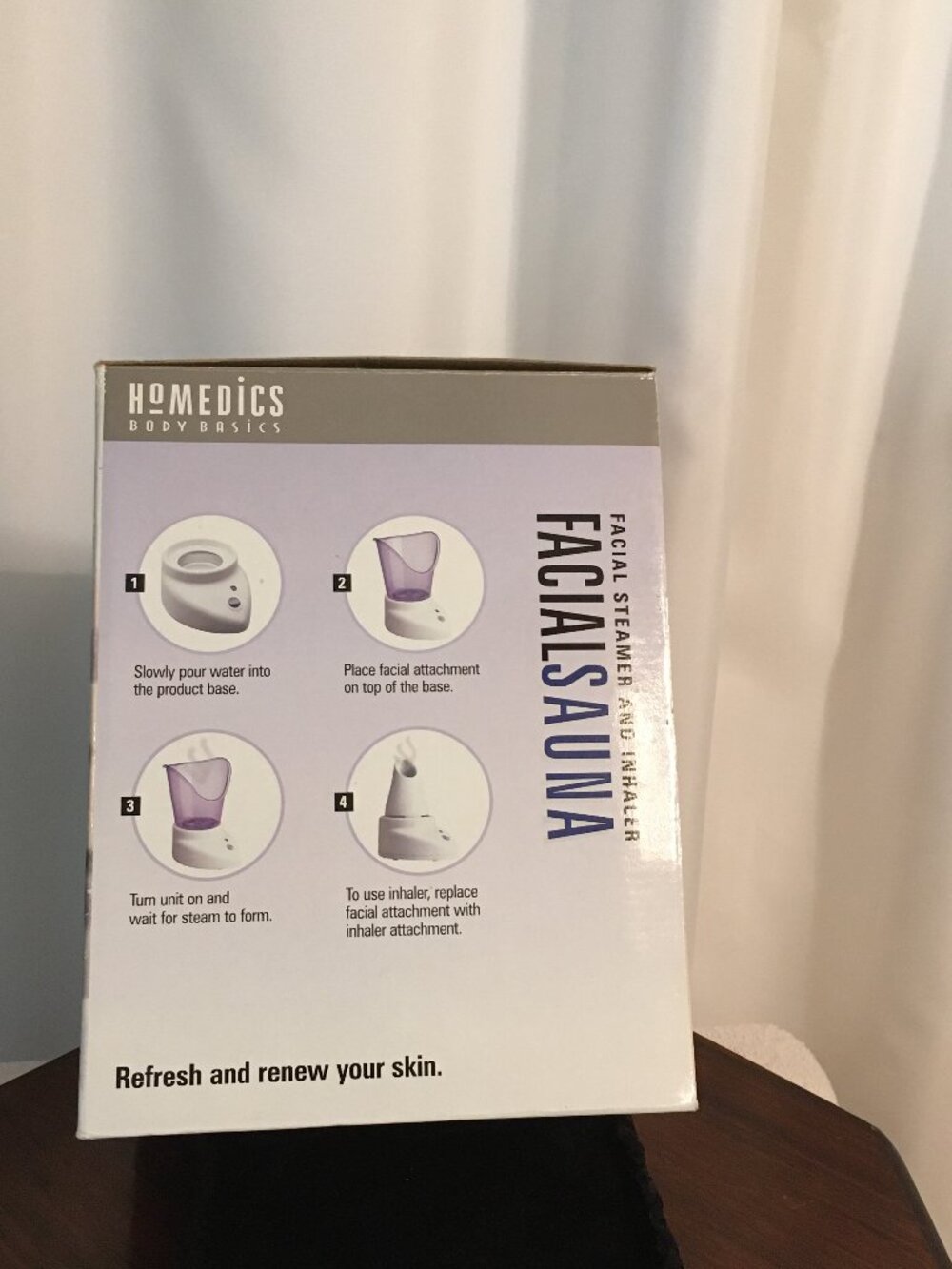 Homedics Facial Steamer and Inhaler - Picture 3 of 8